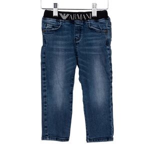ARMANI JUNIOR Boys' Denim Straight-Leg Jeans
